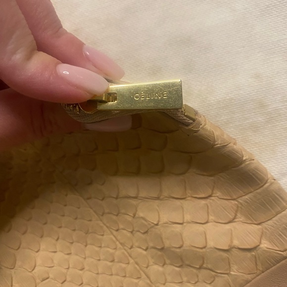 Celine authentic python leather clutch. RARE - Picture 12 of 16